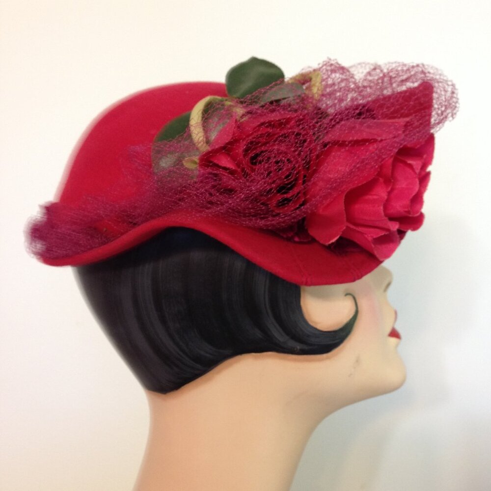 Vintage Lady's Hat by Gehris, Cleveland, Ohio